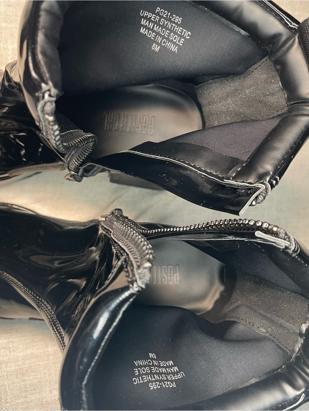 POSTER GRL x Dolls Kill Platform Black Patent Leather Boots - Picture 12 of 12
